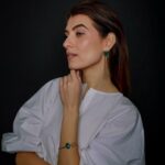 Серьги с зеленым агатом — изображение 3
