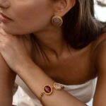 Серьги с розовым кварцем — изображение 3