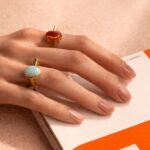 Кольцо с красным агатом — изображение 2